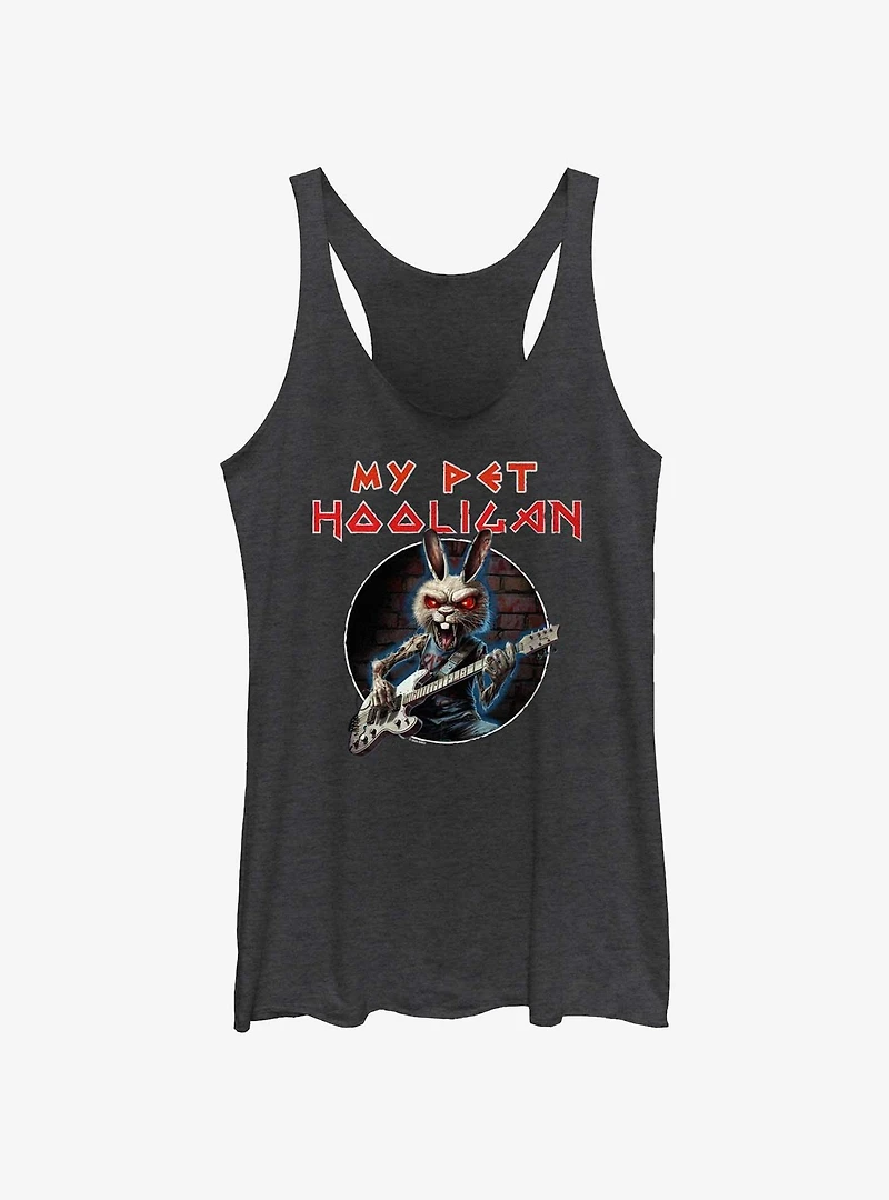 My Pet Hooligan Rock Out Rabid Bunny Womens Tank Top