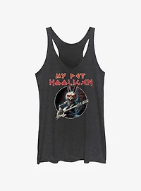 My Pet Hooligan Rock Out Rabid Bunny Womens Tank Top