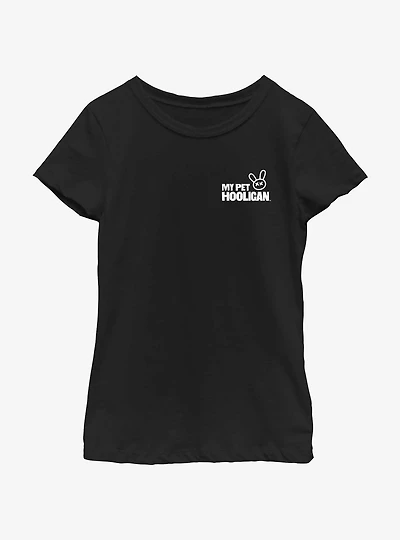 My Pet Hooligan Pocket Logo Youth Girls T-Shirt