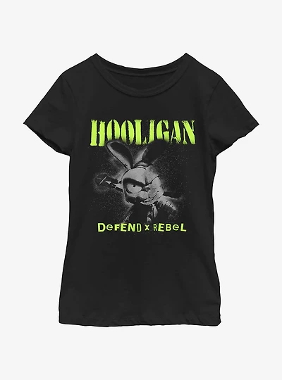 My Pet Hooligan Defend X Rebel Bunny Youth Girls T-Shirt