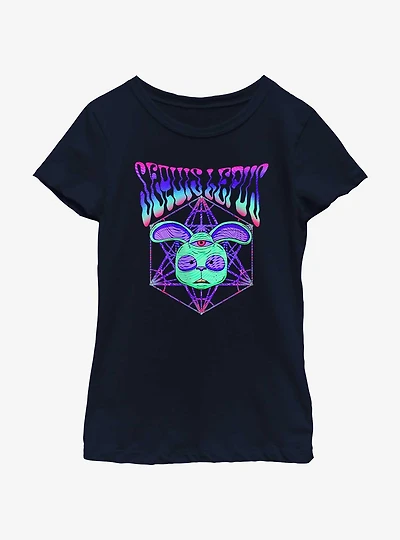My Pet Hooligan Sequis Lepus Psychedelic Bunny Youth Girls T-Shirt