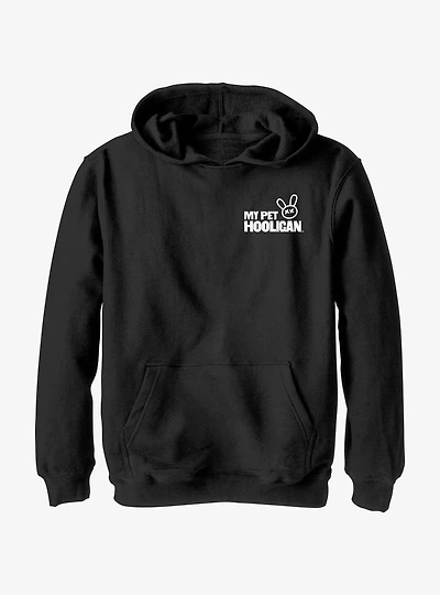 My Pet Hooligan Pocket Logo Youth Hoodie