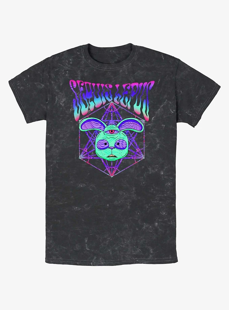 My Pet Hooligan Sequis Lepus Psychedelic Bunny Mineral Wash T-Shirt