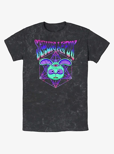 My Pet Hooligan Sequis Lepus Psychedelic Bunny Mineral Wash T-Shirt