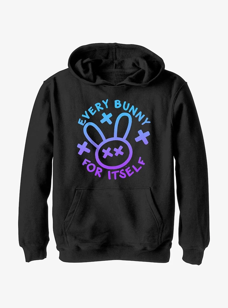 My Pet Hooligan Every Bunny For Itself Youth Hoodie