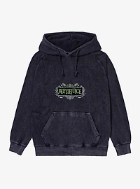 Beetlejuice Title Logo Mineral Wash Hoodie