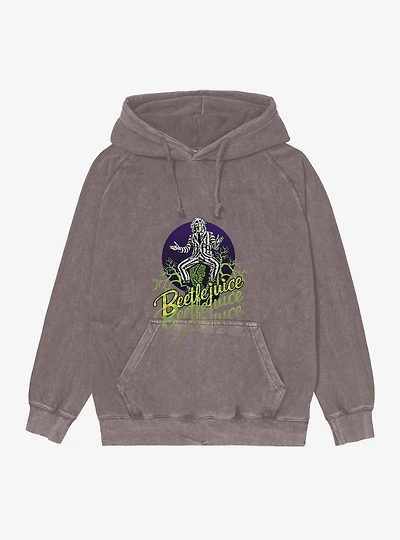 Beetlejuice It's Showtime! Mineral Wash Hoodie