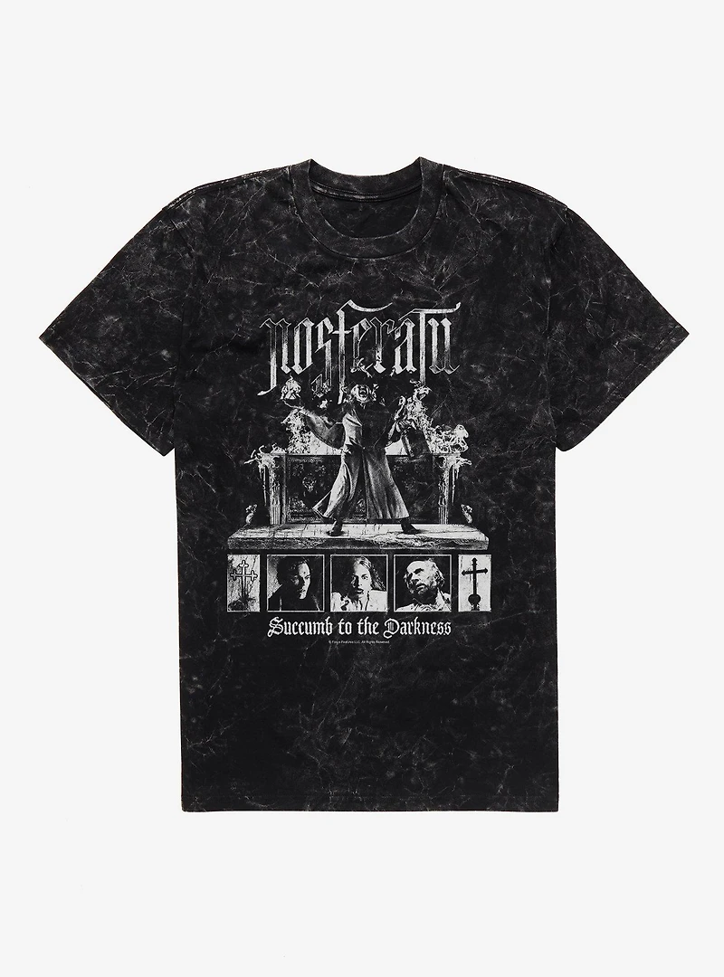 Nosferatu Succumb To The Darkness Mineral Wash T-Shirt