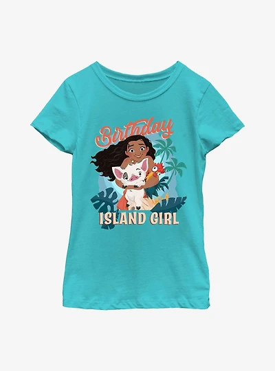 Disney Moana Adventure Bday Youth Girls T-Shirt