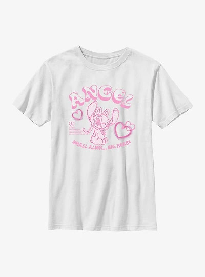 Disney Lilo & Stitch Big Smile Heart Youth T-Shirt