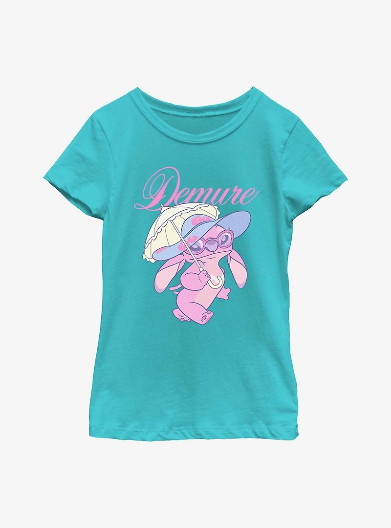 Disney Lilo & Stitch Demure Angel Youth Girls T-Shirt