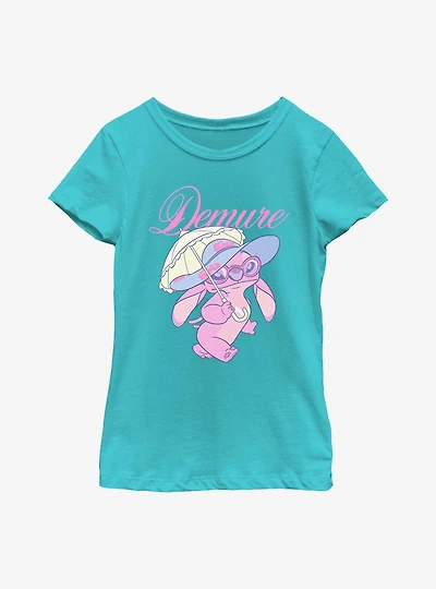 Disney Lilo & Stitch Demure Angel Youth Girls T-Shirt
