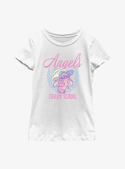 Disney Lilo & Stitch Angel Charm School Youth Girls T-Shirt