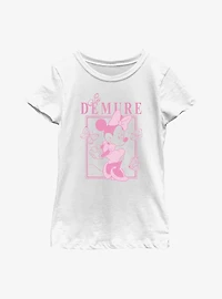 Disney Minnie Mouse So Demure Youth Girls T-Shirt