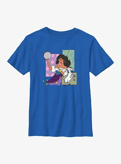 Disney The Hunchback Of Notre Dame Esmeralda Patchwork Youth T-Shirt