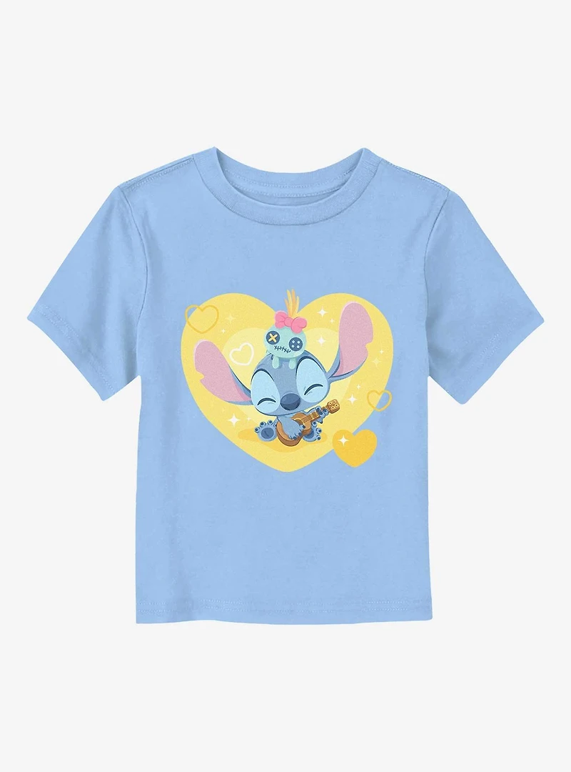 Disney Lilo & Stitch Plays Ukulele Toddler T-Shirt