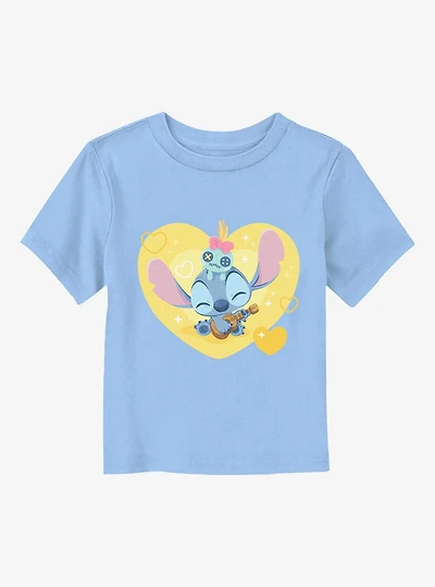 Disney Lilo & Stitch Plays Ukulele Toddler T-Shirt
