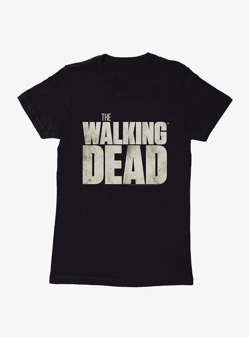 The Walking Dead Title Logo Womens T-Shirt