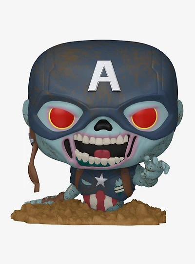 Funko Pop! Marvel Zombies Zombie Captain America Vinyl Bobblehead