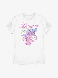 Disney Lilo & Stitch Demure Angel Womens T-Shirt