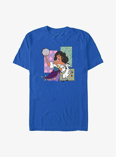 Disney The Hunchback Of Notre Dame Esmeralda Patchwork T-Shirt