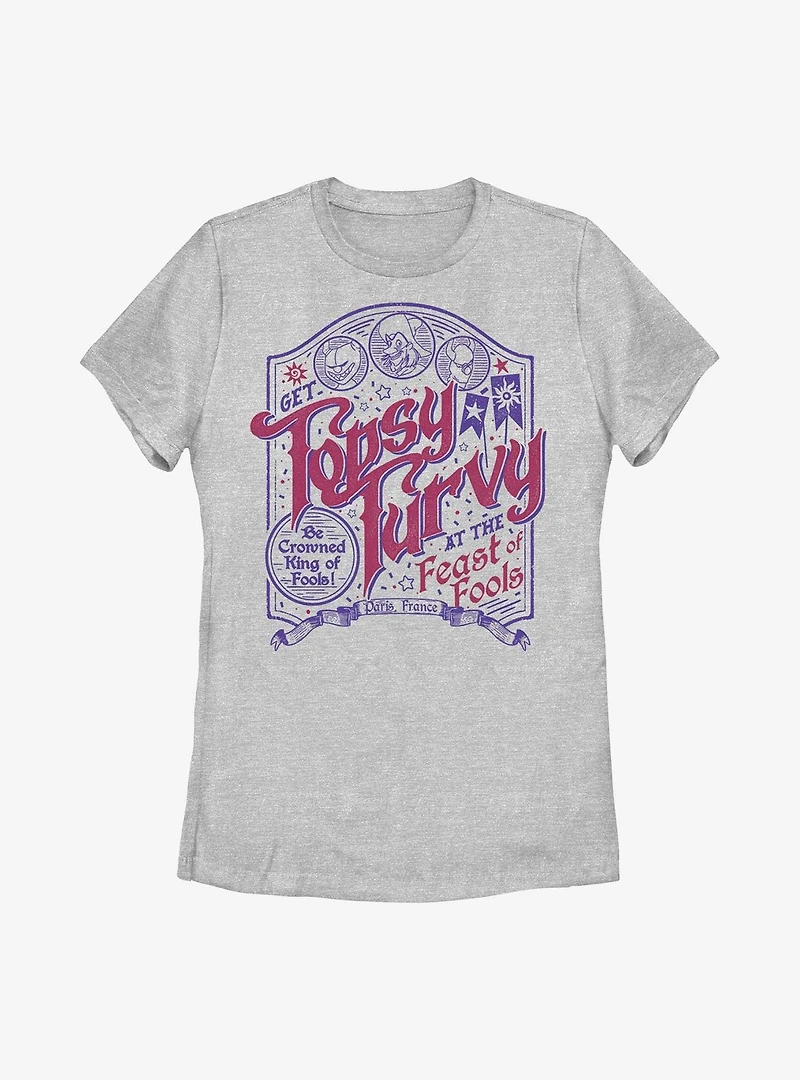 Disney The Hunchback Of Notre Dame Topsy Turvy Womens T-Shirt