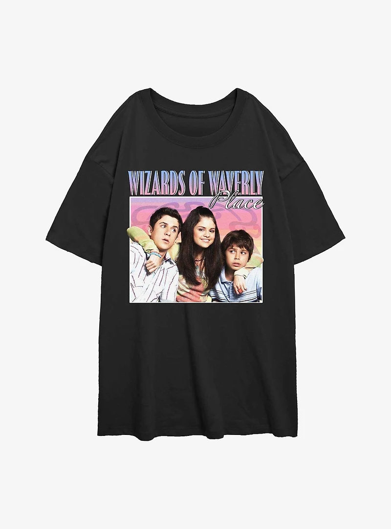 Disney Wizards Of Waverly Place Sibling Love Womens Oversized T-Shirt