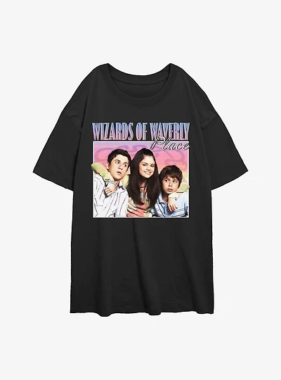 Disney Wizards Of Waverly Place Sibling Love Womens Oversized T-Shirt