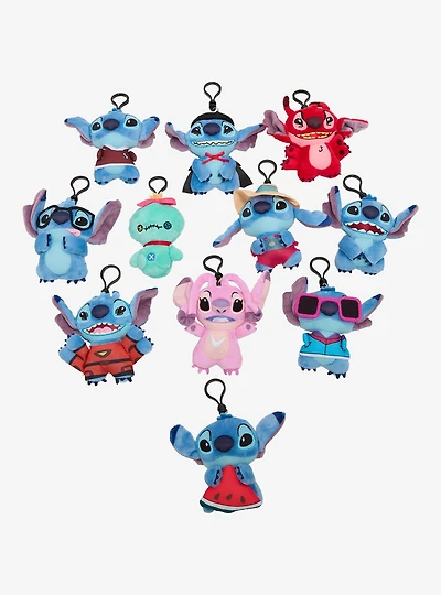 Disney Lilo & Stitch Dress Up Stitch Blind Bag Plush Bag Clip - BoxLunch Exclusive