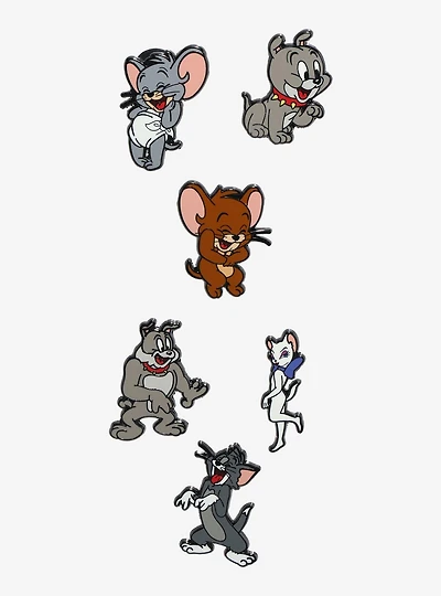 Tom and Jerry Characters Blind Box Enamel Pin - BoxLunch Exclusive