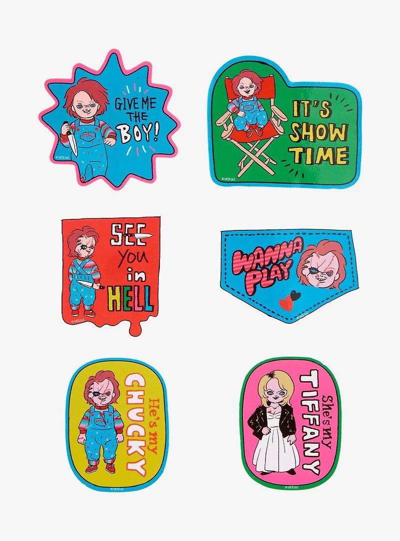 Chucky Doodle Designs Blind Bag Sticker Set