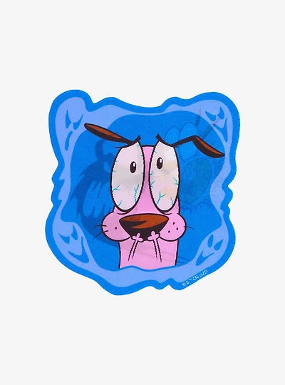 Courage the Cowardly Dog Courage Lenticular Sticker