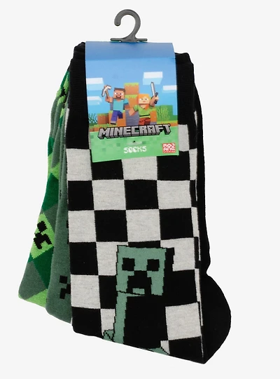 Minecraft Creeper Men's Sock Set