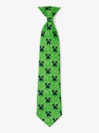 Minecraft Creeper Green Boy's Tie