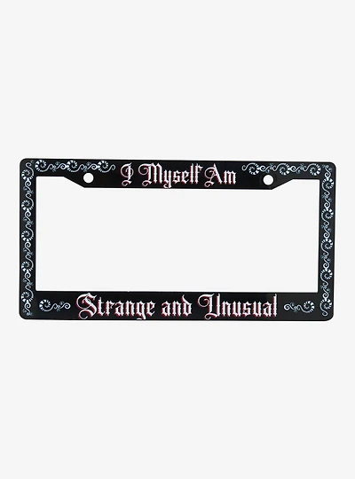 Beetlejuice Strange and Unusual License Plate Frame - BoxLunch Exclusive