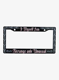 Beetlejuice Strange and Unusual License Plate Frame - BoxLunch Exclusive
