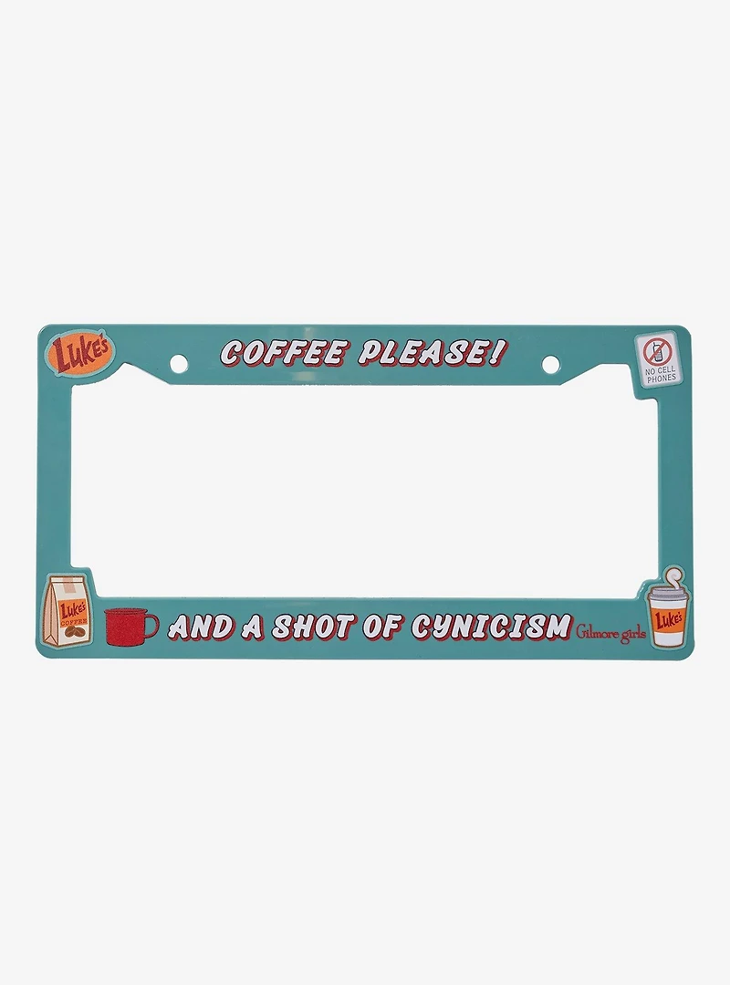 Gilmore Girls Coffee Please License Plate Frame - BoxLunch Exclusive