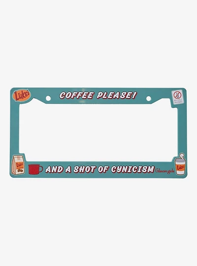 Gilmore Girls Coffee Please License Plate Frame - BoxLunch Exclusive