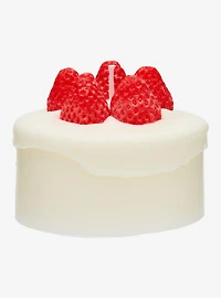Strawberry Cake Figural Scented Candle