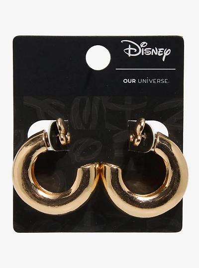 Our Universe Disney Mickey Mouse Chunky Hoop Earrings — BoxLunch Exclusive