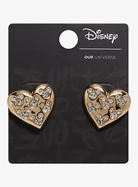 Our Universe Disney Mickey Mouse Rhinestone Heart Earrings — BoxLunch Exclusive
