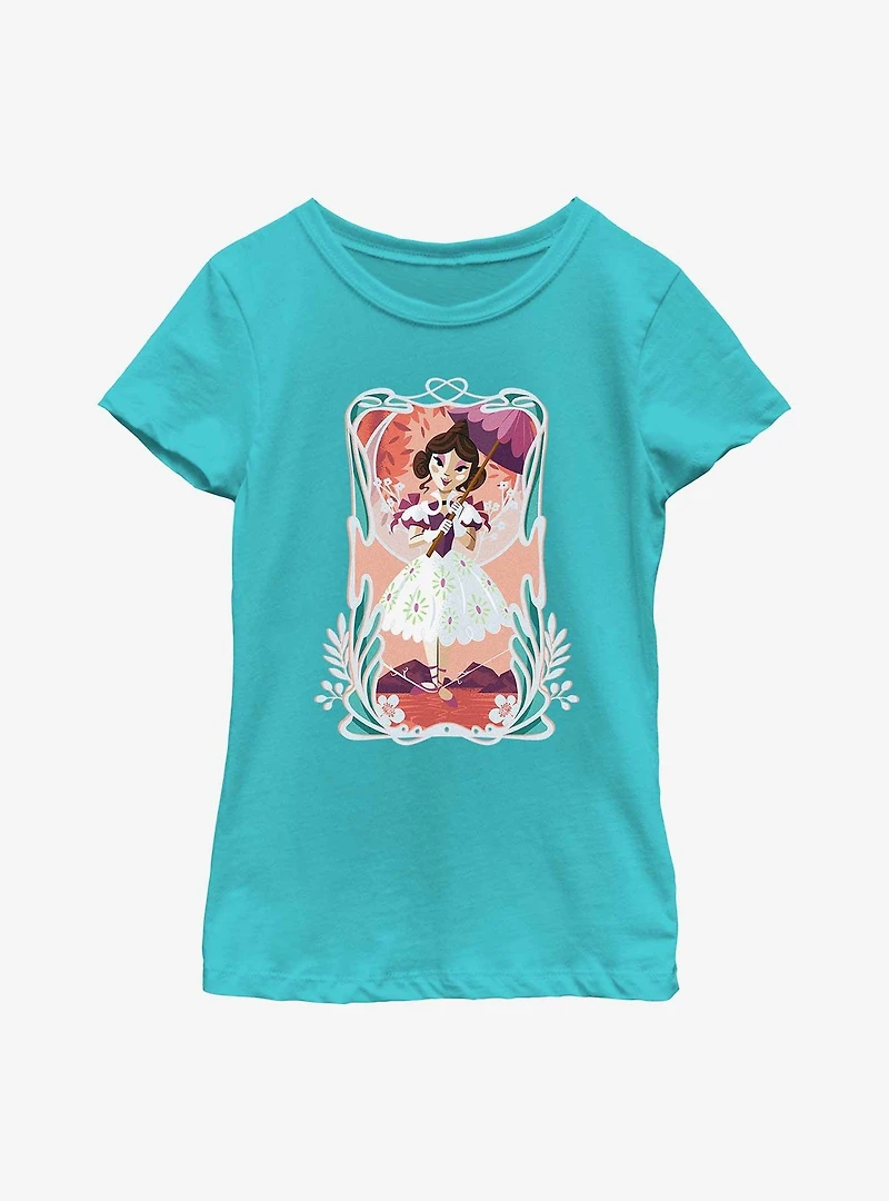 Disney The Haunted Mansion Tightrope Youth Girls T-Shirt