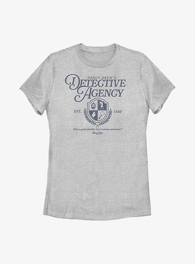 Nancy Drew Mystery Detective Agency Womens T-Shirt