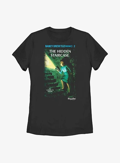 Nancy Drew Mystery Hidden Staircase Womens T-Shirt
