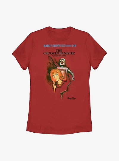 Nancy Drew Mystery Crooked Banister Womens T-Shirt