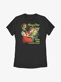 Nancy Drew Mystery Pulp Comic Womens T-Shirt