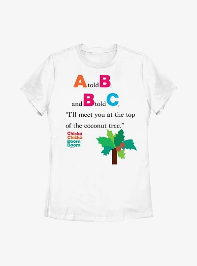 Chicka Boom A Told B And C Womens T-Shirt