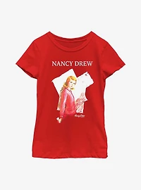 Nancy Drew Mystery Mysterious Letter Youth Girls T-Shirt