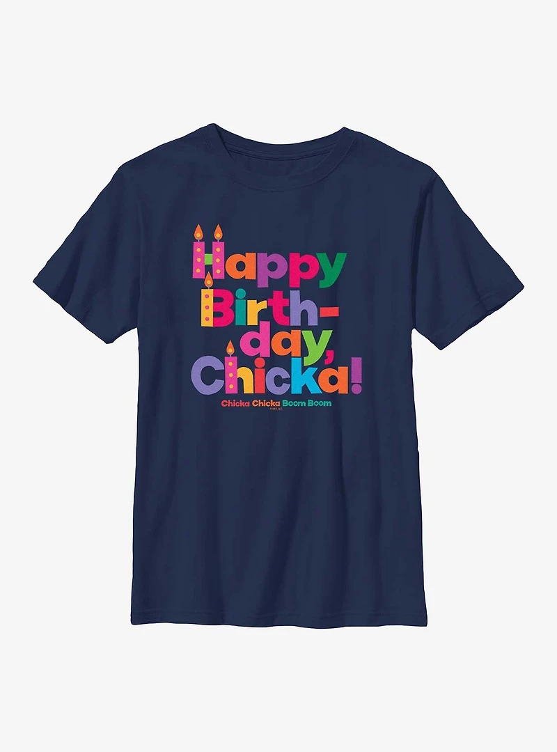 Chicka Boom Happy Birthday Youth T-Shirt