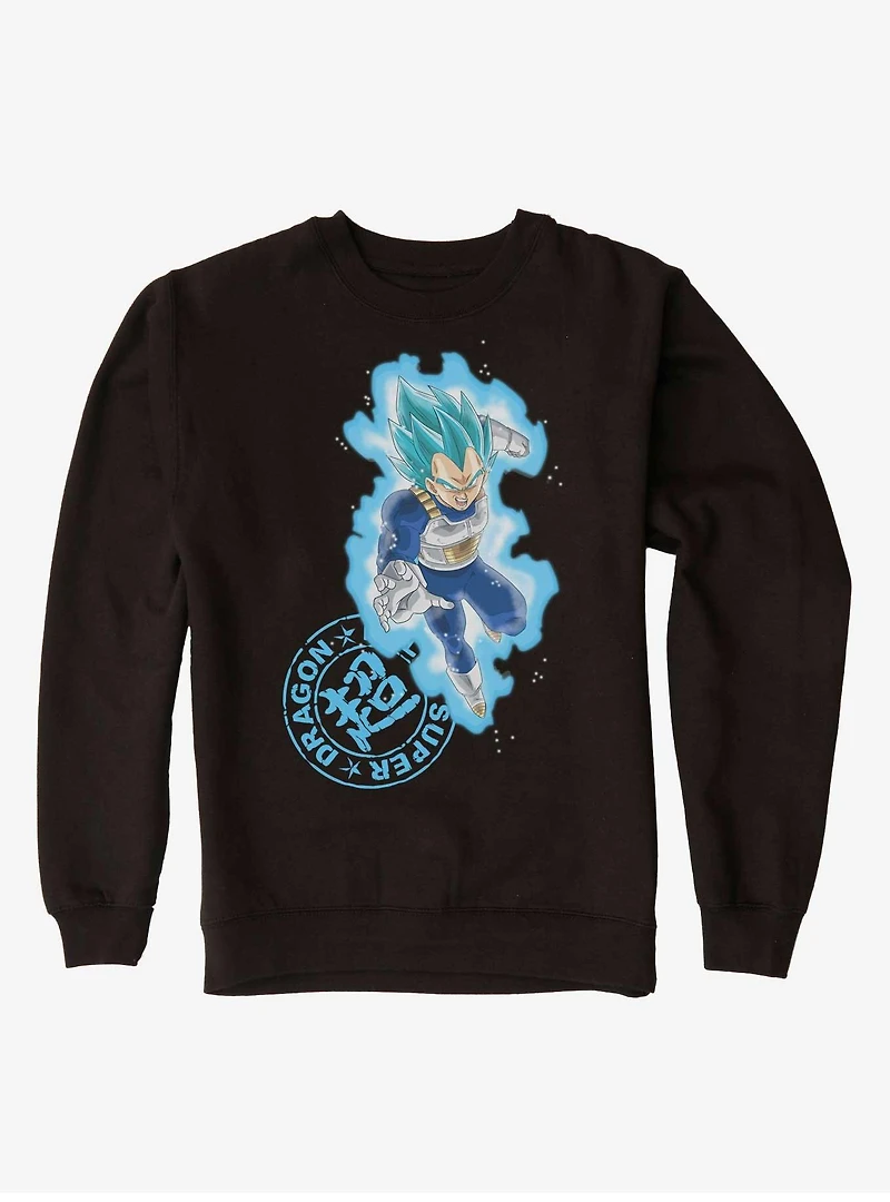 Dragon Ball Super Saiyan Blue Vegeta Sweatshirt